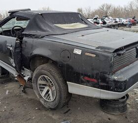 junkyard find 1982 pontiac firebird s e autoform convertible 2 seater