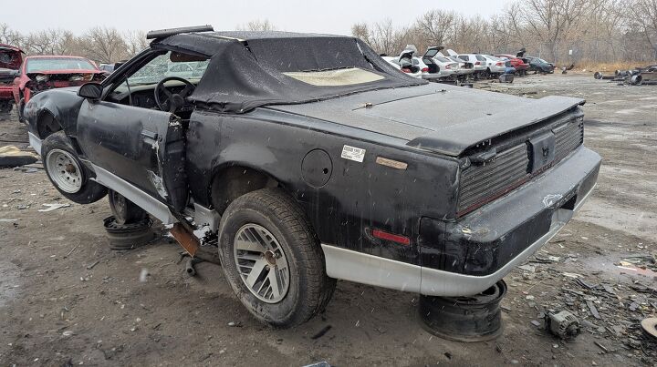 junkyard find 1982 pontiac firebird s e autoform convertible 2 seater
