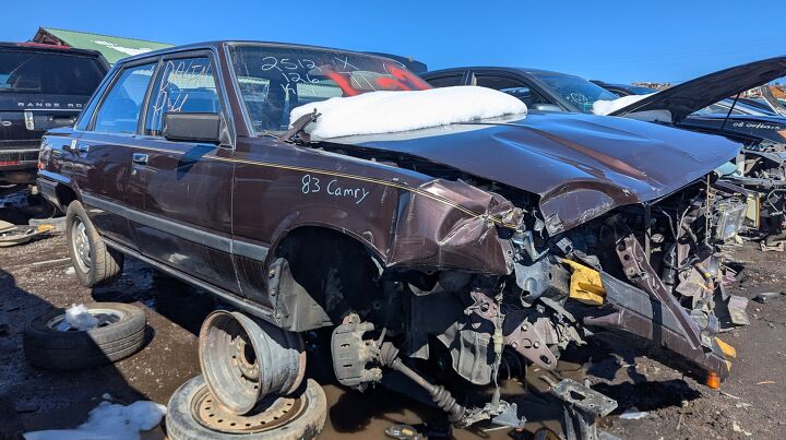 junkyard find 1983 toyota camry le sedan