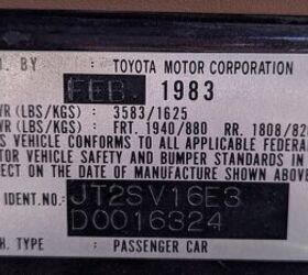 junkyard find 1983 toyota camry le sedan