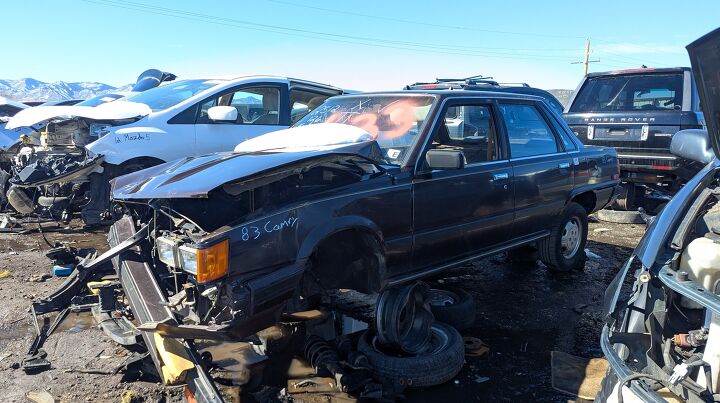 junkyard find 1983 toyota camry le sedan