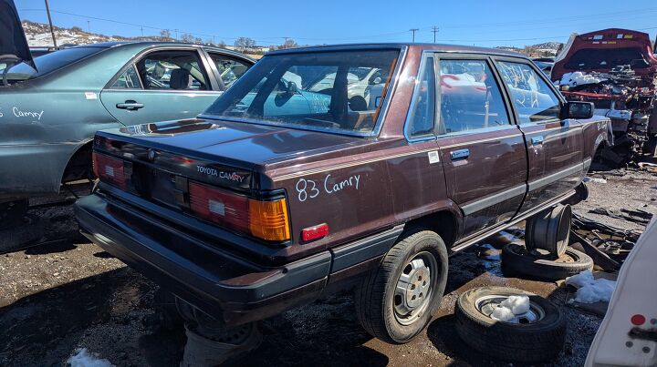 junkyard find 1983 toyota camry le sedan