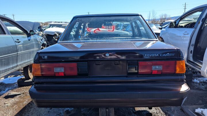 junkyard find 1983 toyota camry le sedan