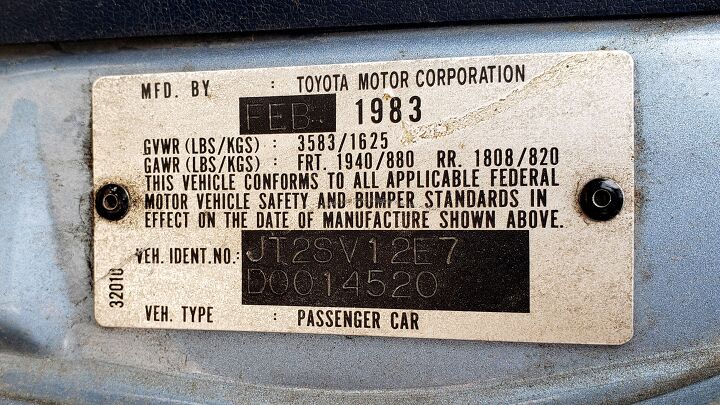 junkyard find 1983 toyota camry le sedan