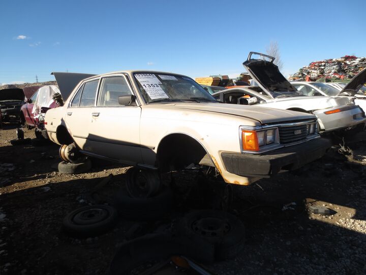 junkyard find 1983 toyota camry le sedan