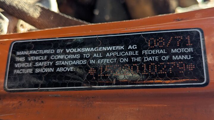 junkyard find 1972 volkswagen super beetle convertible