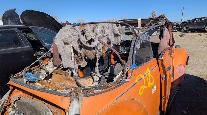 junkyard find 1972 volkswagen super beetle convertible