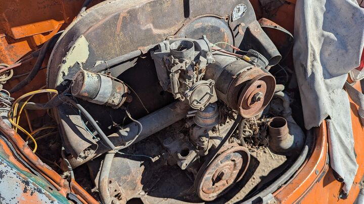 junkyard find 1972 volkswagen super beetle convertible