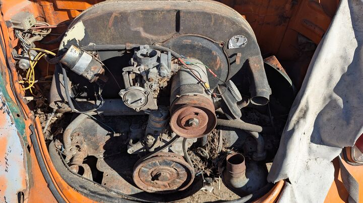 junkyard find 1972 volkswagen super beetle convertible