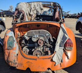 junkyard find 1972 volkswagen super beetle convertible