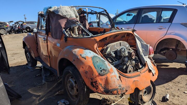 junkyard find 1972 volkswagen super beetle convertible