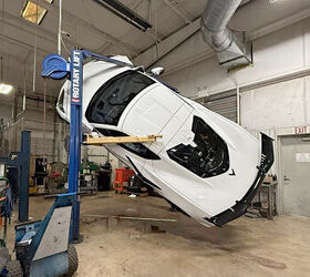 Another C8 Corvette Falls Off Vehicle Lift | The Truth About Cars