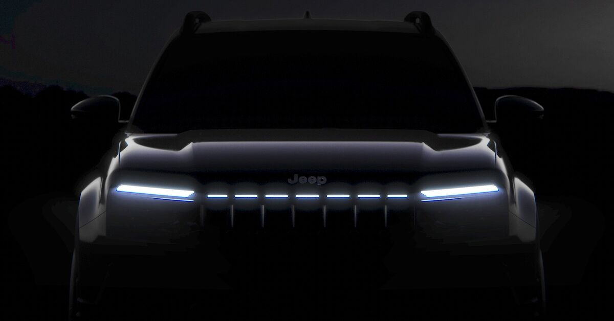Jeep Teases New Avenger Model with New Take on Iconic Grille