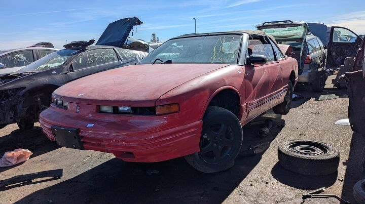junkyard find 1994 oldsmobile cutlass supreme convertible