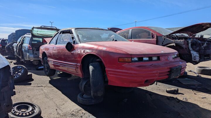 junkyard find 1994 oldsmobile cutlass supreme convertible