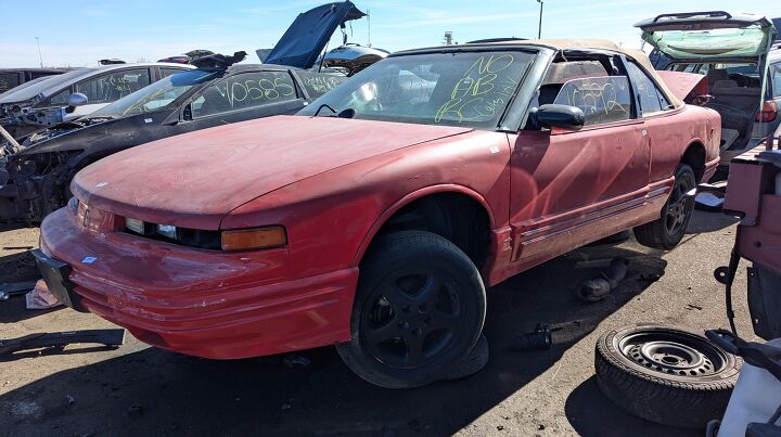 junkyard find 1994 oldsmobile cutlass supreme convertible