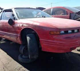 junkyard find 1994 oldsmobile cutlass supreme convertible