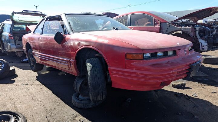 junkyard find 1994 oldsmobile cutlass supreme convertible