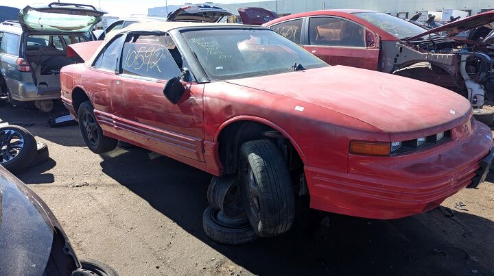 junkyard find 1994 oldsmobile cutlass supreme convertible
