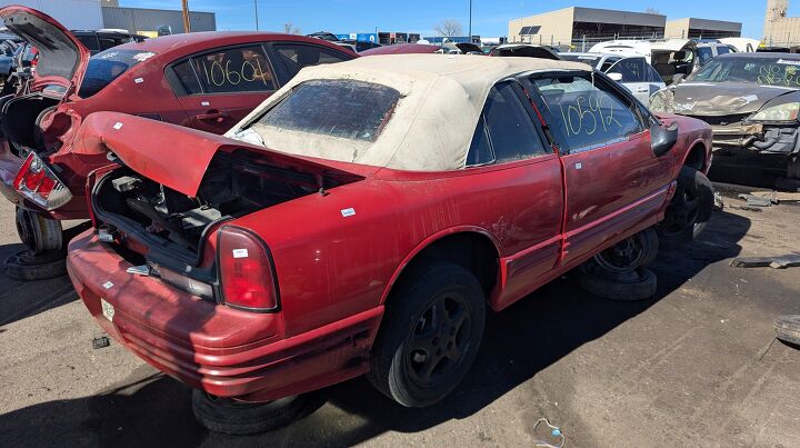 junkyard find 1994 oldsmobile cutlass supreme convertible
