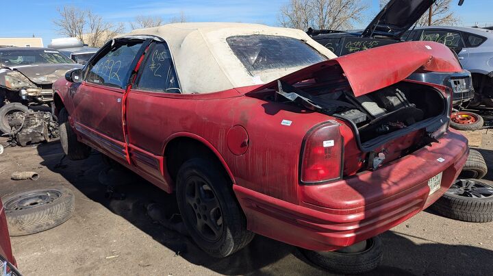 junkyard find 1994 oldsmobile cutlass supreme convertible