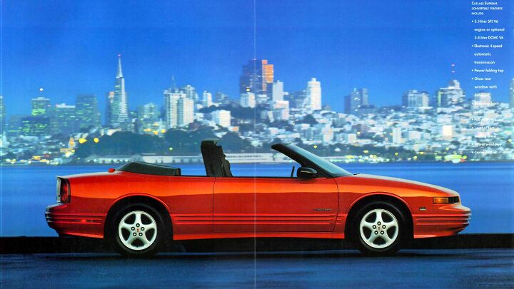 junkyard find 1994 oldsmobile cutlass supreme convertible