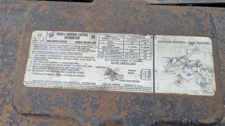 junkyard find 1971 buick skylark custom sport coupe