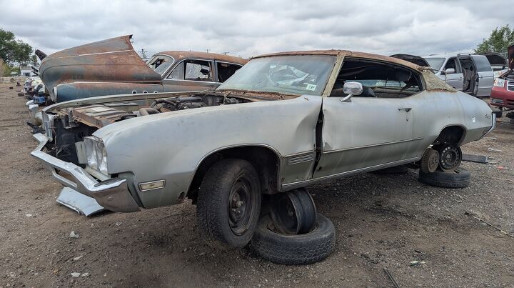 junkyard find 1971 buick skylark custom sport coupe