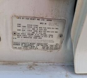 junkyard find 1991 subaru legacy 4wd rhd rural delivery wagon