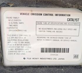 junkyard find 1991 subaru legacy 4wd rhd rural delivery wagon