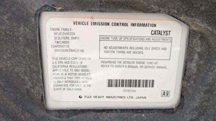 junkyard find 1991 subaru legacy 4wd rhd rural delivery wagon