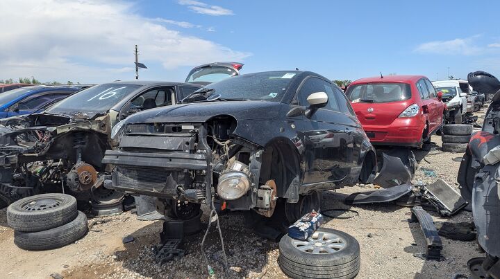 junkyard find 2013 fiat 500e