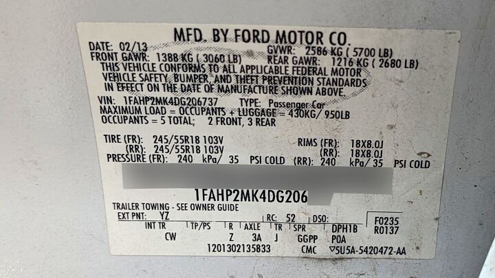 junkyard find 2013 ford police interceptor sedan