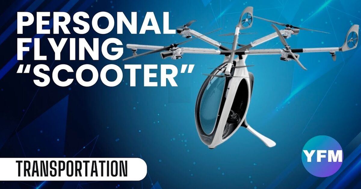 The 62-mph Flying “Scooter” That Doesn’t Need a Pilot’s License