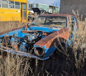 junkyard find 1971 ford maverick grabber