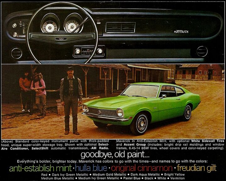 junkyard find 1971 ford maverick grabber