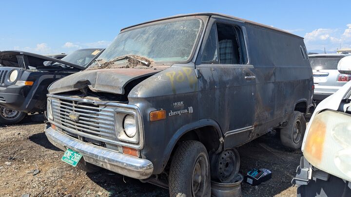 junkyard find 1976 chevrolet chevy van