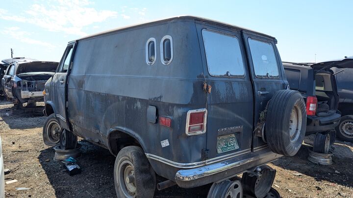 junkyard find 1976 chevrolet chevy van