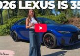 Sporty and Newly Updated: 2026 Lexus IS 350