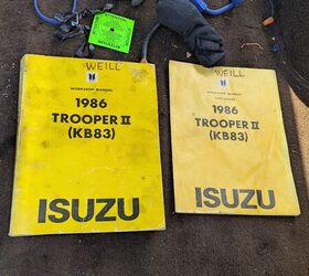 junkyard find 1986 isuzu trooper ii ls
