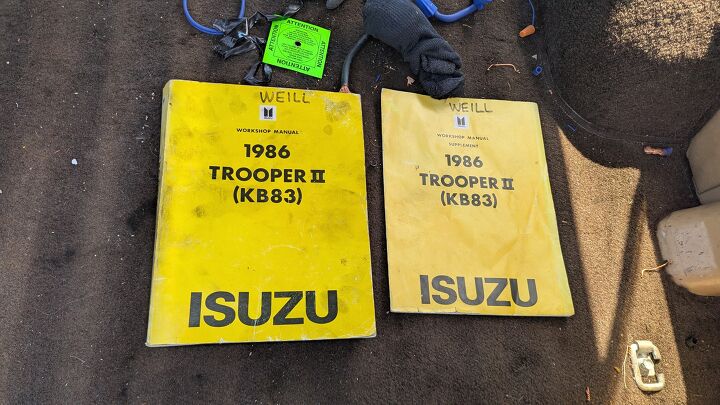 junkyard find 1986 isuzu trooper ii ls