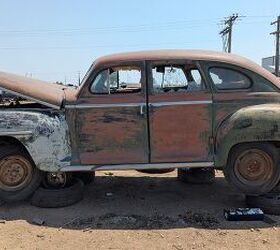 junkyard find 1948 plymouth special de luxe 4 door sedan