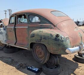 junkyard find 1948 plymouth special de luxe 4 door sedan