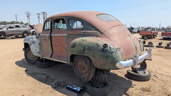 junkyard find 1948 plymouth special de luxe 4 door sedan