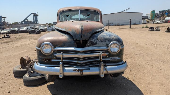 junkyard find 1948 plymouth special de luxe 4 door sedan