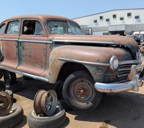 junkyard find 1948 plymouth special de luxe 4 door sedan