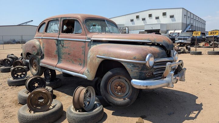 junkyard find 1948 plymouth special de luxe 4 door sedan