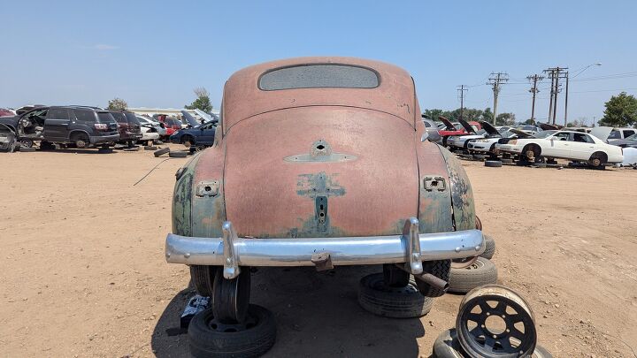 junkyard find 1948 plymouth special de luxe 4 door sedan