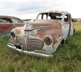 junkyard find 1948 plymouth special de luxe 4 door sedan