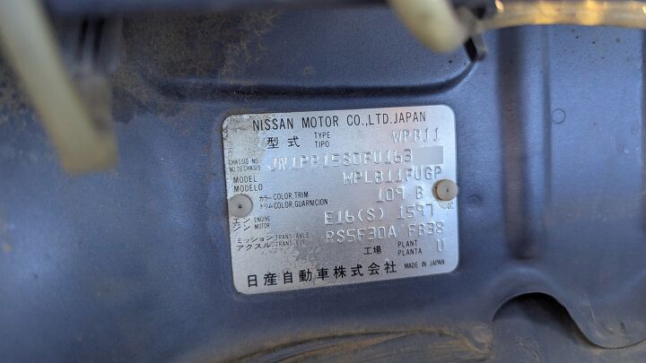 junkyard find 1985 nissan sentra deluxe wagon
